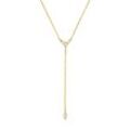 Opal Hope Y-Necklace 14K Gold