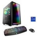 CSL Gaming-PC "Aqueon C99343 Extreme Edition" Computer Gr. Microsoft Windows 11 Home (64 Bit), 32 GB RAM 2000 GB SSD, schwarz