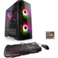 CSL Gaming-PC "Sprint V8340" Computer Gr. Microsoft Windows 11 Home (64 Bit), 32 GB RAM 2000 GB SSD, schwarz