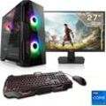 F (A bis G) CSL Gaming-PC-Komplettsystem "Speed V7341" Computer-Komplettsysteme Gr. Microsoft Windows 11 Home (64 Bit), 32 GB RAM 2000 GB SSD, schwarz