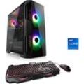 CSL Gaming-PC "Speed V7340" Computer Gr. Microsoft Windows 11 Home (64 Bit), 32 GB RAM 2000 GB SSD, schwarz