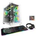 CSL Gaming-PC "Aqueon A78341 Advanced Edition", weiß, Microsoft Windows 11 Home (64 Bit), 32 GB RAM 2000 GB SSD, Computer