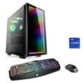 CSL Gaming-PC "Aqueon C99345 Extreme Edition", schwarz, Microsoft Windows 11 Home (64 Bit), 32 GB RAM 1000 GB SSD, Computer