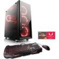 CSL Gaming-PC "Levitas T8112", Computer, schwarz, Microsoft Windows 10 Home (64 Bit), 16 GB RAM 1000 GB SSD