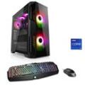 CSL Gaming-PC "Aqueon C99384 Extreme Edition" Computer Gr. Windows 11 Home,64bit, 32 GB RAM 2000 GB SSD, schwarz