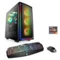 CSL Gaming-PC "Aqueon A99314 Extreme Edition" Computer Gr. Windows 11 Home,64bit, 64 GB RAM 2000 GB SSD, schwarz