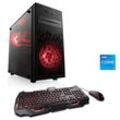 CSL Gaming-PC "Speed V5117" Computer Gr. Microsoft Windows 11 Home (64 Bit), 16 GB RAM 1000 GB SSD, schwarz