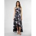 Swing Abendkleid Damen gemustert, marine