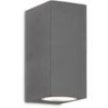 Ideal Lux Up - 2 Licht Outdoor Up Down Wandleuchte Anthrazit IP44, G9