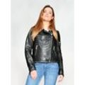 Lederjacke MAZE "Paria", Damen, Gr. L, schwarz, Obermaterial: 100% Lammleder / Futter: 100% Polyester, Jacken