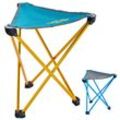 UQUIP Leichtgewichtshocker Trinity L Mini Dreibein Hocker Campinghocker 150 kg Farbe: Grey/blue