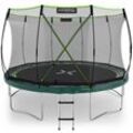 KINETIC SPORTS Trampolin Federlos-Design 'Bungee Safety Elite' - Outdoor Gartentrampolin für Kinder Dunkelgrün Ø 366 cm Ø 366 cm