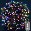 Monzana - Lichterkette Außen 200x 400x 600x led mit Fernbedienung Timer 8 Leuchtmodi Dimmbar IP44 Innen Weihnachtsbeleuchtung Warmweiß Kaltweiß Bunt