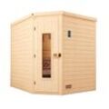 weka Premium Massivholz-Sauna TURKU Gr. 2 Sparset 7,5 kW BioS inkl. digitaler Steuerung