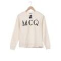 McQ Alexander Mcqueen Damen Sweatshirt, cremeweiß, Gr. 34