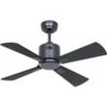 Deckenventilator Eco Neo iii 92 bg Schwarz / Teak