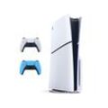 Playstation Playstation 5 Slim 1TB mit Blu-ray Laufwerk + 2 Controller Wunschfarbe, blau