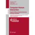 Computer-Human Interaction. Cognitive Effects of Spatial Interaction, Learning, and Ability, Kartoniert (TB)