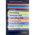 Preventing Terrorism and Controlling Risk - Susan Donkin, Kartoniert (TB)