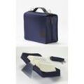 SKIN Tasche BASIC Gr. L (Sartorius) marine-blau / mit Tragegurt & Buchstütze