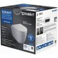 Duravit ME by Starck Wand Tiefspül WC 45300900A1 weiss, Set mit WC und WC-Sitz, Compact WC