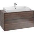 Villeroy & Boch Collaro Waschtischunterschrank C02000VH 100x54,8x50cm, Waschtisch mittig, Arizona Oak