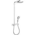 hansgrohe Raindance Select Showerpipe 27126000 E 300 2jet, chrom, mit ShowerTablet