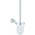 Grohe Essentials Authentic WC-Bürstengarnitur 40658001, chrom, Wandmodell, verdeckte Befestigung