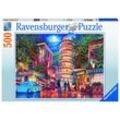 Ravensburger Puzzle 17380 Abends in Pisa - 500 Teile Puzzle für Erwachsene und Kinder ab 12 Jahren