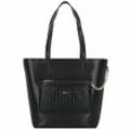 DKNY Simona Shopper Tasche Leder 25 cm blk-gold