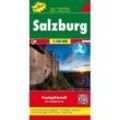 Freytag & Berndt Auto + Freizeitkarte Salzburg, Top 10 Tips 1:150.000, Karte (im Sinne von Landkarte)