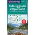 KOMPASS Wanderkarte 45 Defereggental, Villgratental, Lasörlinggruppe, Villgrater Berge 1:50.000, Karte (im Sinne von Landkarte)