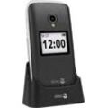 Doro DORO Handy 2424 Klapphandy Seniorenhandy Klapphandy (6,10 cm/2,4 Zoll, 3 MP MP Kamera), schwarz