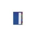 Pagna - Ordnungsmappe Deskorganizer Premium din A4 225g/m² Karton Polypropylenfolie kaschiert Farbe: blau Farbe des Fächerblocks: mehrfarbig 7 Fächer