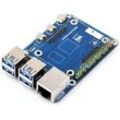 Waveshare CM4-zu-Pi-4B-Adapter: Quad-Core Cortex A72, 4 Kanal USB 3.0, PoE He...