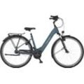 FISCHER Fahrrad E-Bike CITA 4.2I 522, 7 Gang Shimano Nexus Schaltwerk, Nabenschaltung, Mittelmotor, 522 Wh Akku, Pedelec, Elektrofahrrad für Damen u. Herren, Cityrad, grün