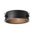 BRILLIANT Lampe, Zois Deckenleuchte 30cm schwarz korund, Metall, 1x A60, E27, 28W,Normallampen (nicht enthalten)