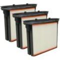 Trade-shop - 3x Polyester-Faltenfilter Filter Filter-Kassette Filter-Kartusche für Starmix gs 1032 hk hs AR-1432 ews is ard 1225 isc ard 1425 isc ard