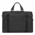 Piquadro David Aktentasche Leder 42 cm Laptopfach black