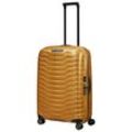 Samsonite Koffer PROXIS 69, 4 Rollen, Trolley Reisegepäck Hartschalenkoffer Reisekoffer TSA-Zahlenschloss, goldfarben