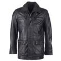 Ledermantel JCC "41607" Gr. 46, schwarz (black) Herren Mäntel