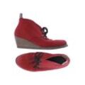 Rieker Damen Stiefelette, rot, Gr. 37