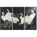 Dkd Home Decor - Malerei Set 3 ps Canvas 210x4x140 ergebert Herons Material ps Leinwand Farbe Multicolor -Familienfotos Details