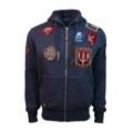 Topgun Sweatjacke Herren Baumwolle, blau