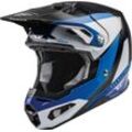 Fly Racing Formula CRB Prime, Motocrosshelm Schwarz/Weiß/Blau XS male