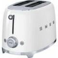 Smeg - Toaster 2 Scheiben TSF01WHEU aus Edelstahl, weiß