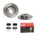 BREMBO Bremsensatz-Hinterachse COATED DISC LINE / STANDARD Bremsensatz, Scheibenbremse hinten rechts links voll 272mm für SKODA VW SEAT (FAW) JETTA AU