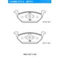 ATE Bremsbelagsatz, Scheibenbremse links rechts für SKODA SEAT VAG 6C0698151B 1S0698151B 5C0698151 13.0460-7111.2