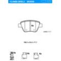 ATE Bremsbelagsatz, Scheibenbremse hinten rechts links mit Zubehör für SKODA SEAT VAG JZW698451Q 5K0698451D 5K0698451C 13.0460-3858.2