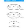 ATE Bremsbeläge vorne (13.0460-5716.2) für Nissan Cube SX4 Tiida Sx4 / Classic